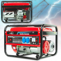 Бензиновий генератор doitBau DB-3000  3 кВт надійної потужності з вольтметром, повітряним охолодженням та баком 15 л